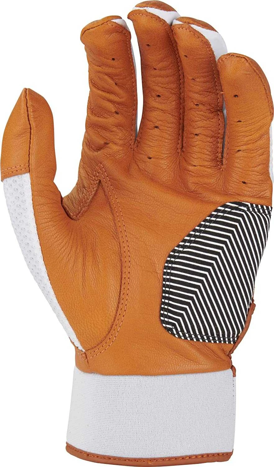 Rawlings 2022 Workhorse Youth Batting Gloves - Caramel White - Image 2