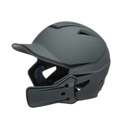 Champro HXM2JG HX Legend Plus 2-Tone Baseball Helmet With Flap - Graphite Black