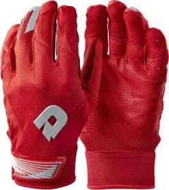 DeMarini CF Adult Batting Gloves - Scarlet