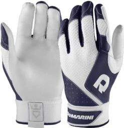 DeMarini Phantom Adult Batting Gloves - Navy
