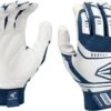Easton Walk-Off Power Leverage Adult Batting Gloves - White Navy