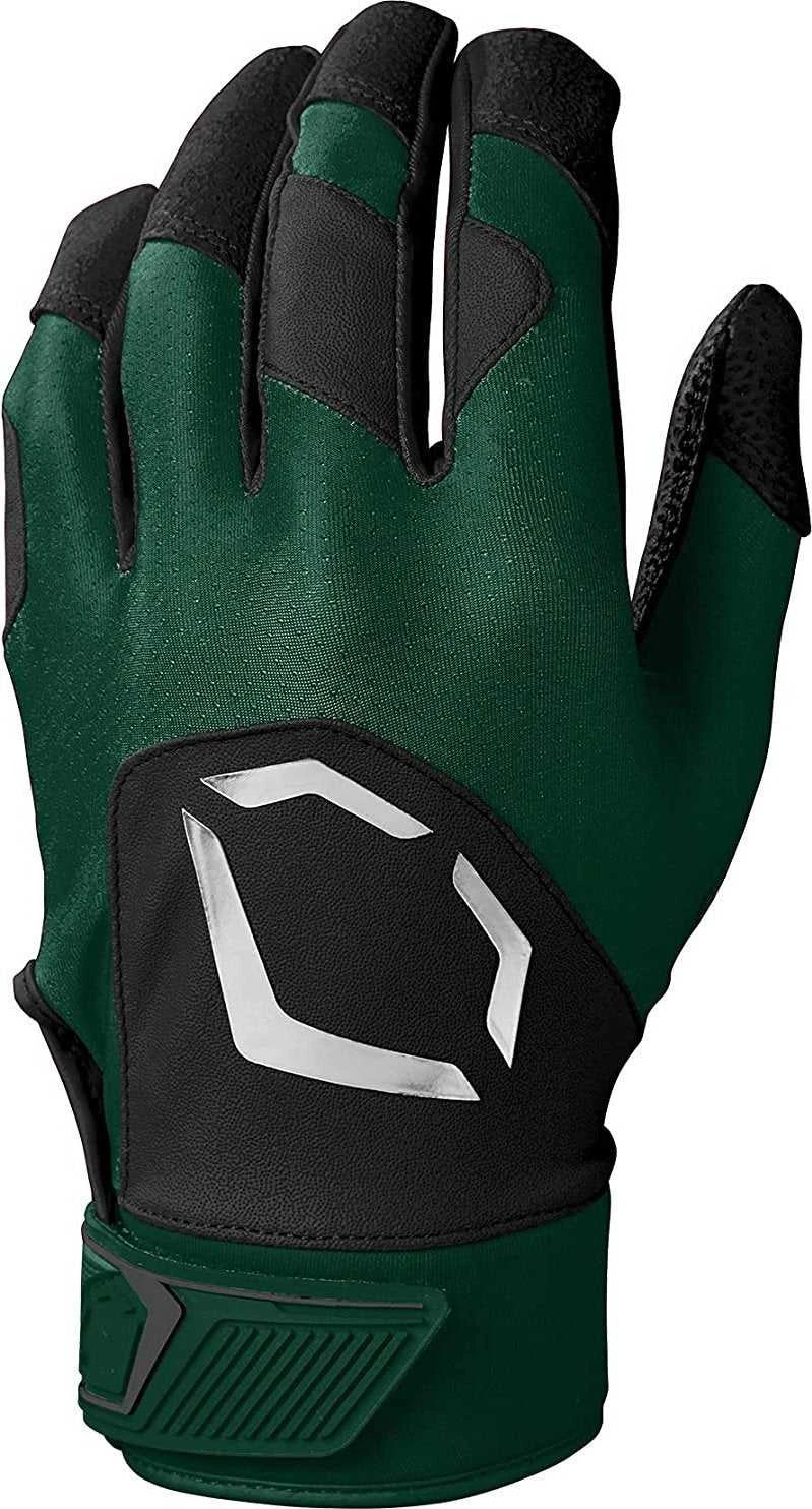 EvoShield Adult Evo Standout Batting Gloves - Dark Green - Image 2