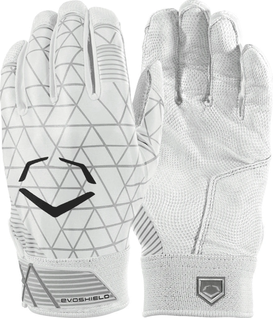 EvoShield Youth EvoCharge Protective Batting Gloves - White