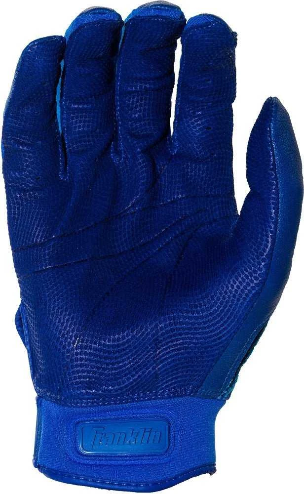Franklin CFX Pro Chrome Adult Batting Gloves - Royal - Image 2