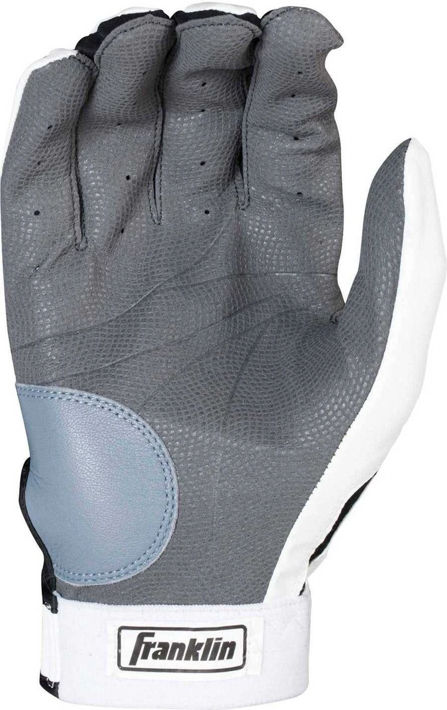 Franklin Digitek Youth Batting Gloves - White Black Camo - Image 2