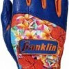 Franklin Francisco Lindor Pro Classic Batting Gloves Floral - Navy Orange