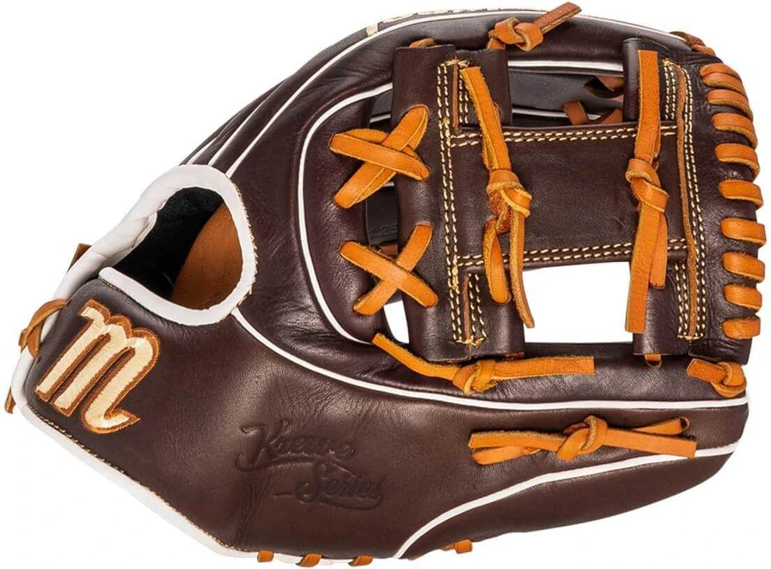 Marucci Krewe 11.25" Youth Utility Glove MFGKR42A2 - Dark Brown Tan - Image 5