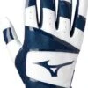 Mizuno B-303 Adult Baseball Batting Glove - Navy
