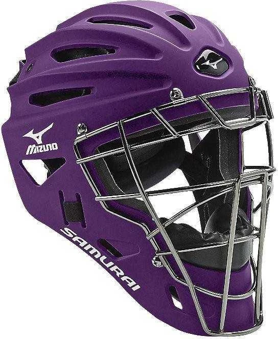 Mizuno Samurai Catcher's Helmet G4 Purple - 380191