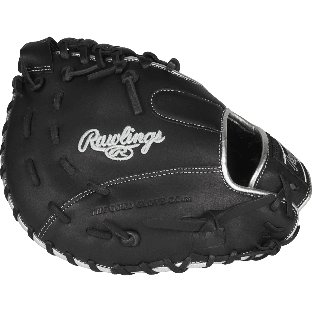 Rawlings Encore 12.00" 1st Base Mitt ECFBM-10B - Black Silver - Image 4