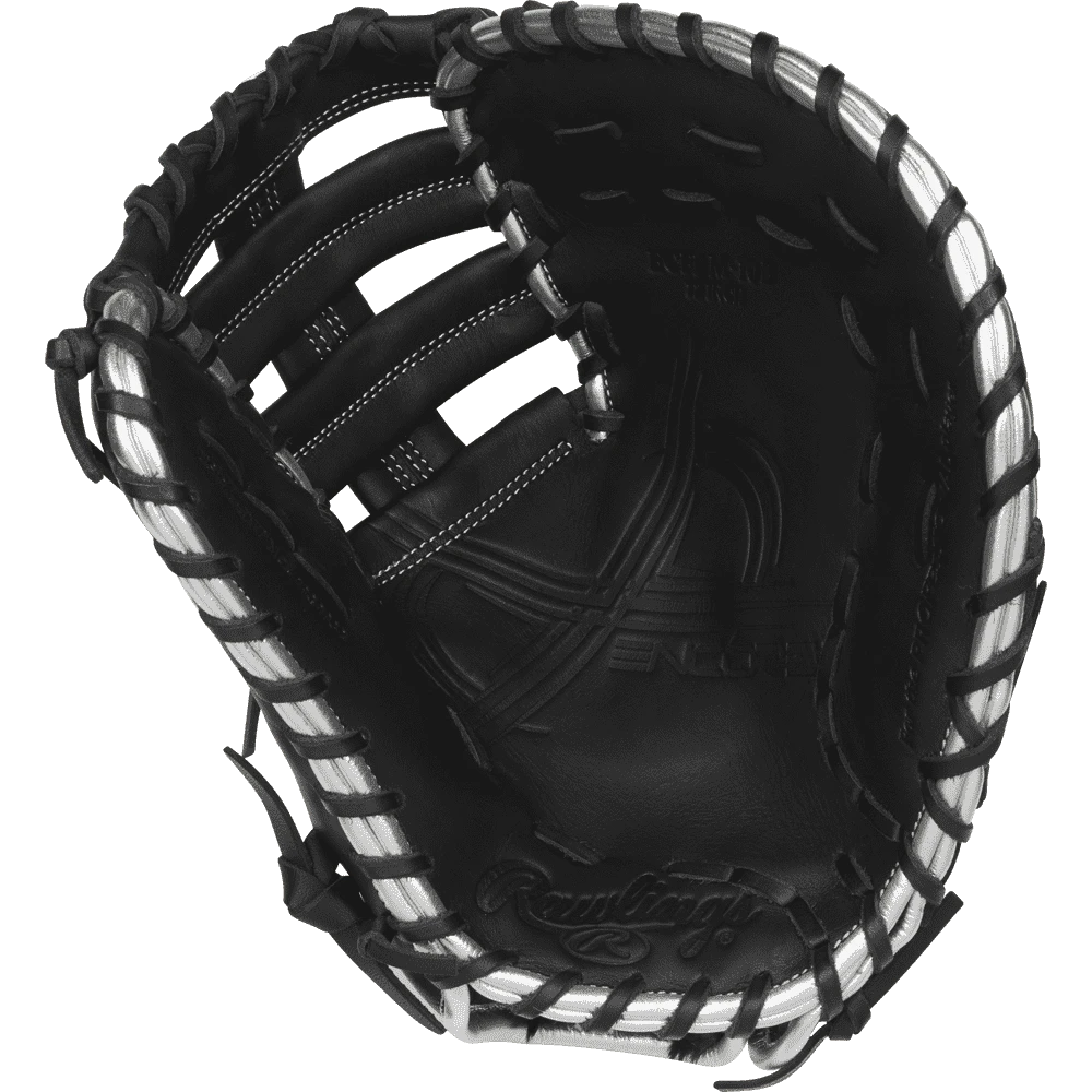 Rawlings Encore 12.00" 1st Base Mitt ECFBM-10B - Black Silver - Image 2