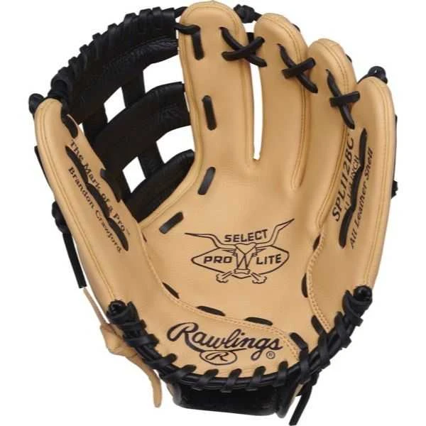 Rawlings Select Pro Lite 11.25" Brandon Crawford Infield Glove SPL112BC - Blonde Black - Image 2
