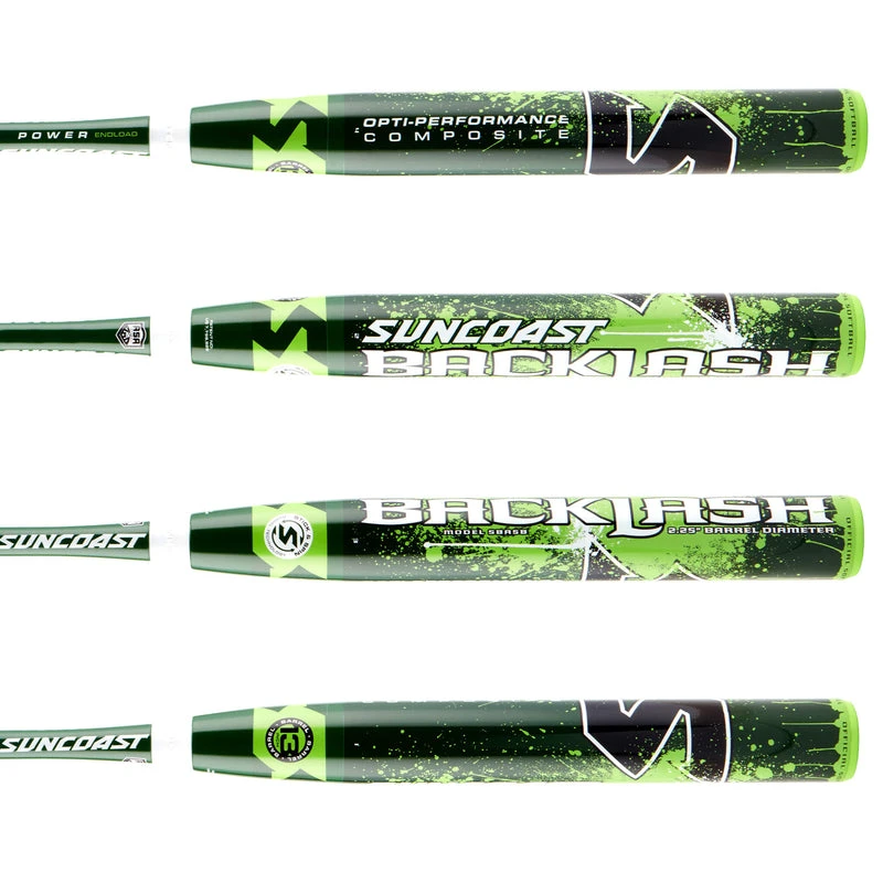 Clearance β Suncoast Backlash ASA/USA 13β³ Endloaded Slowpitch Softball Bat
