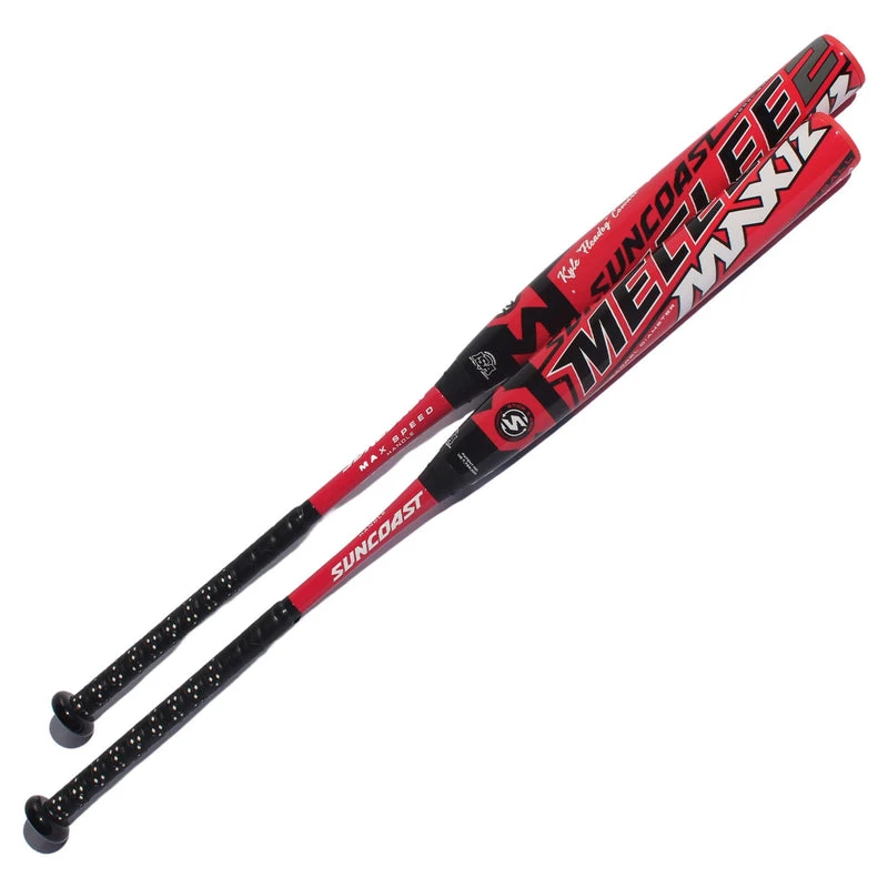 Clearance – Suncoast Melee Max 2 Endloaded 12″ 2 Piece SSUSA Senior Slowpitch Softball Bat: SMM2SE12