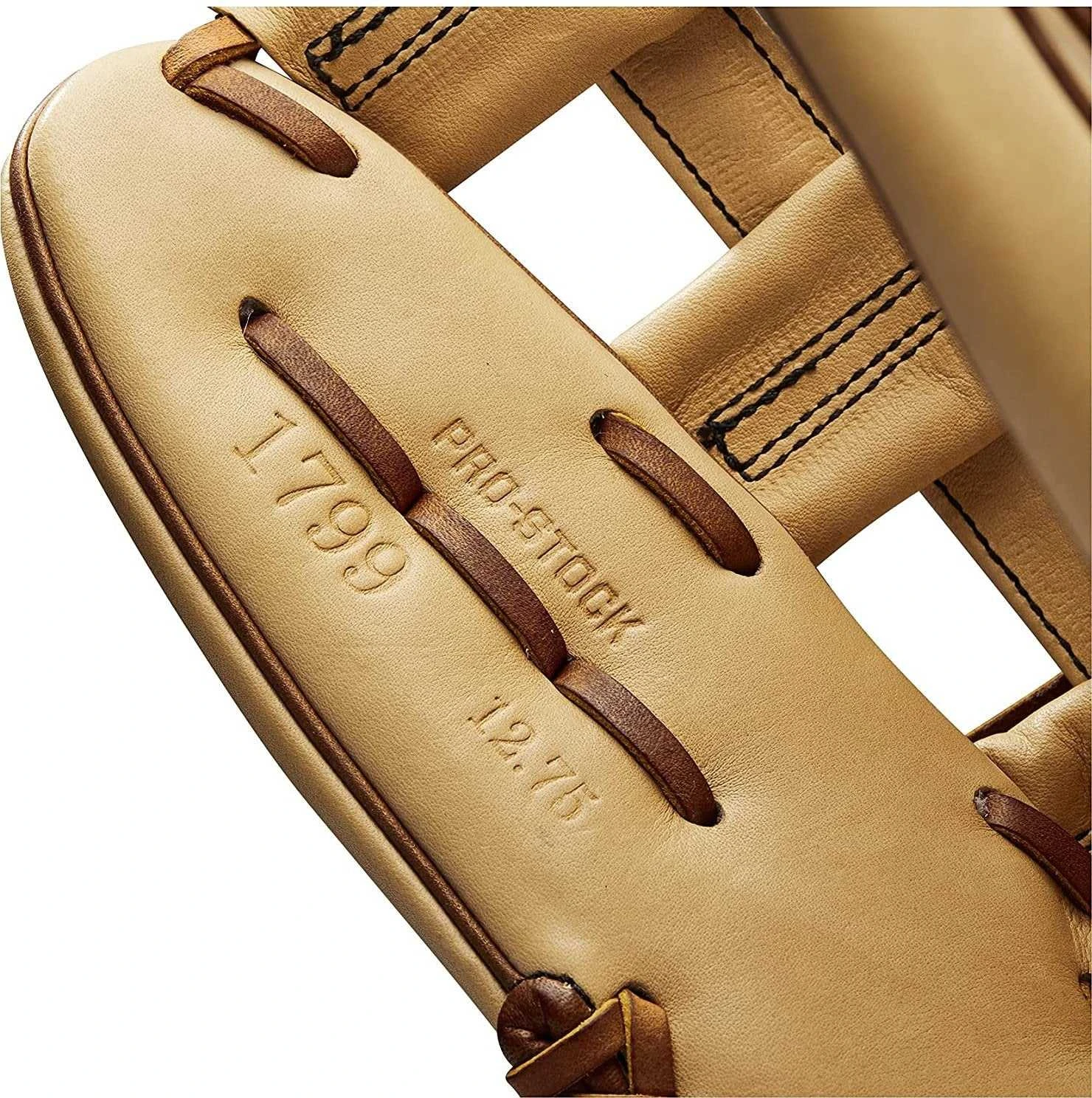 Wilson A2000 1799 12.75" Outfield Glove WBW1003951275 - Blonde Saddle Tan - Image 6