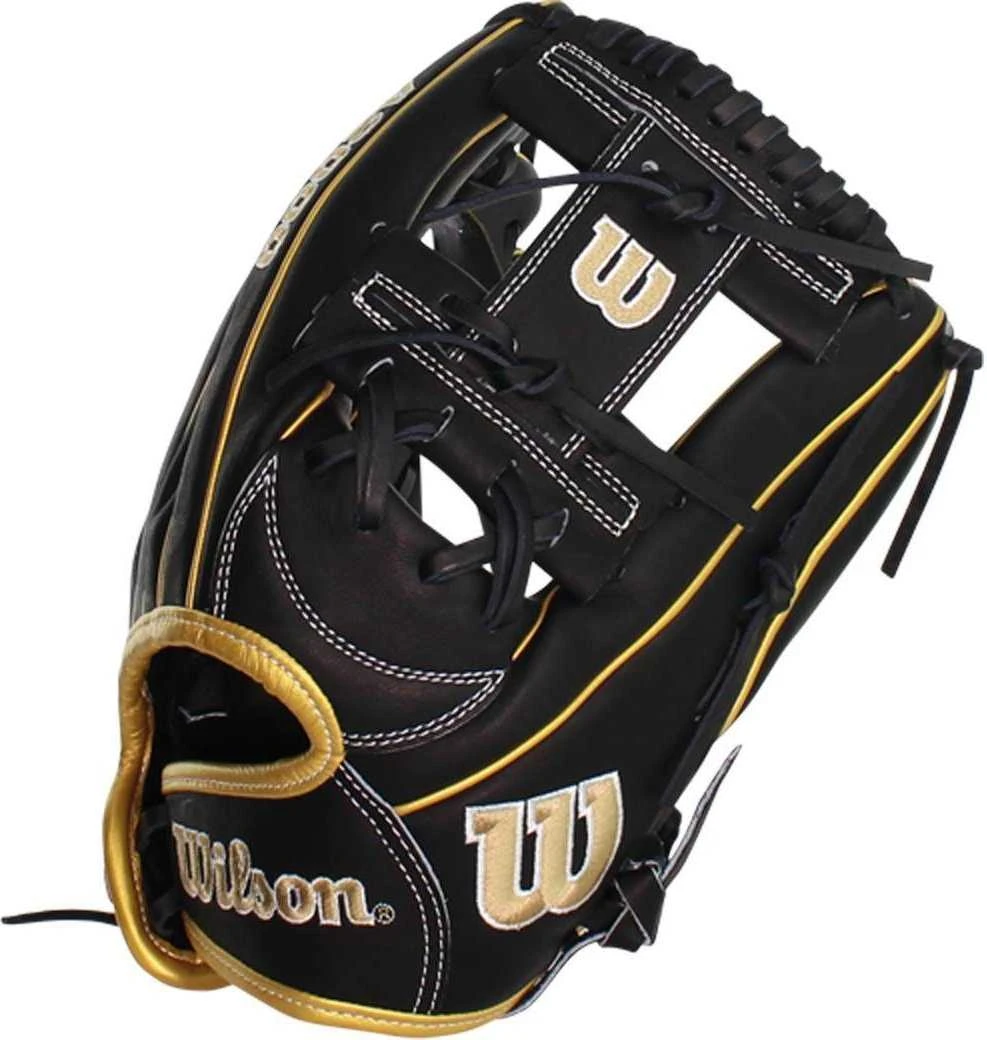 Wilson A2000 H75 11.75" Infield Fastpitch Glove - Black Gold - Image 4