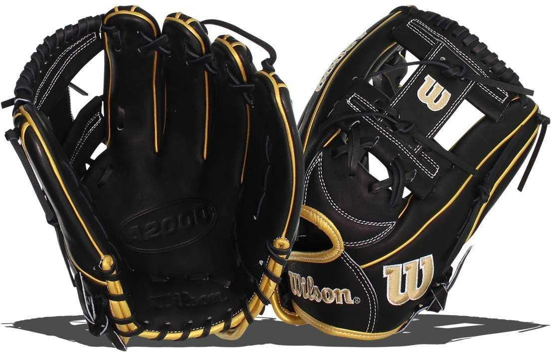 Wilson A2000 H75 11.75" Infield Fastpitch Glove - Black Gold - Image 3