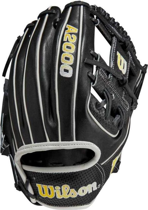 Wilson A2000 SC1786 Spin Control 11.50" Infield Glove - Black White