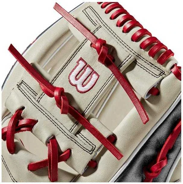 Wilson 2022 A2K 1787 11.75" Infield Glove June 2022 GOTM WBW1008841175 - Silver And Gunmetal Gray - Image 5